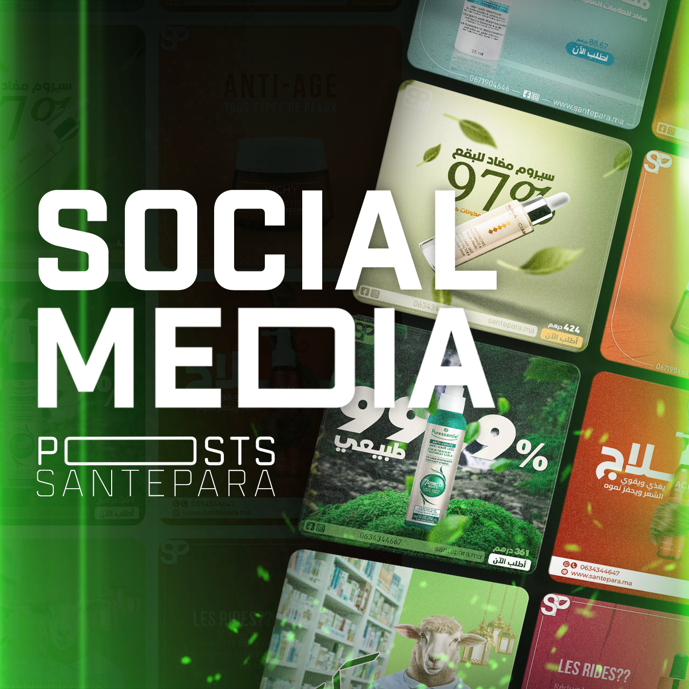 Social Media Designs for An Online Parapharmacy